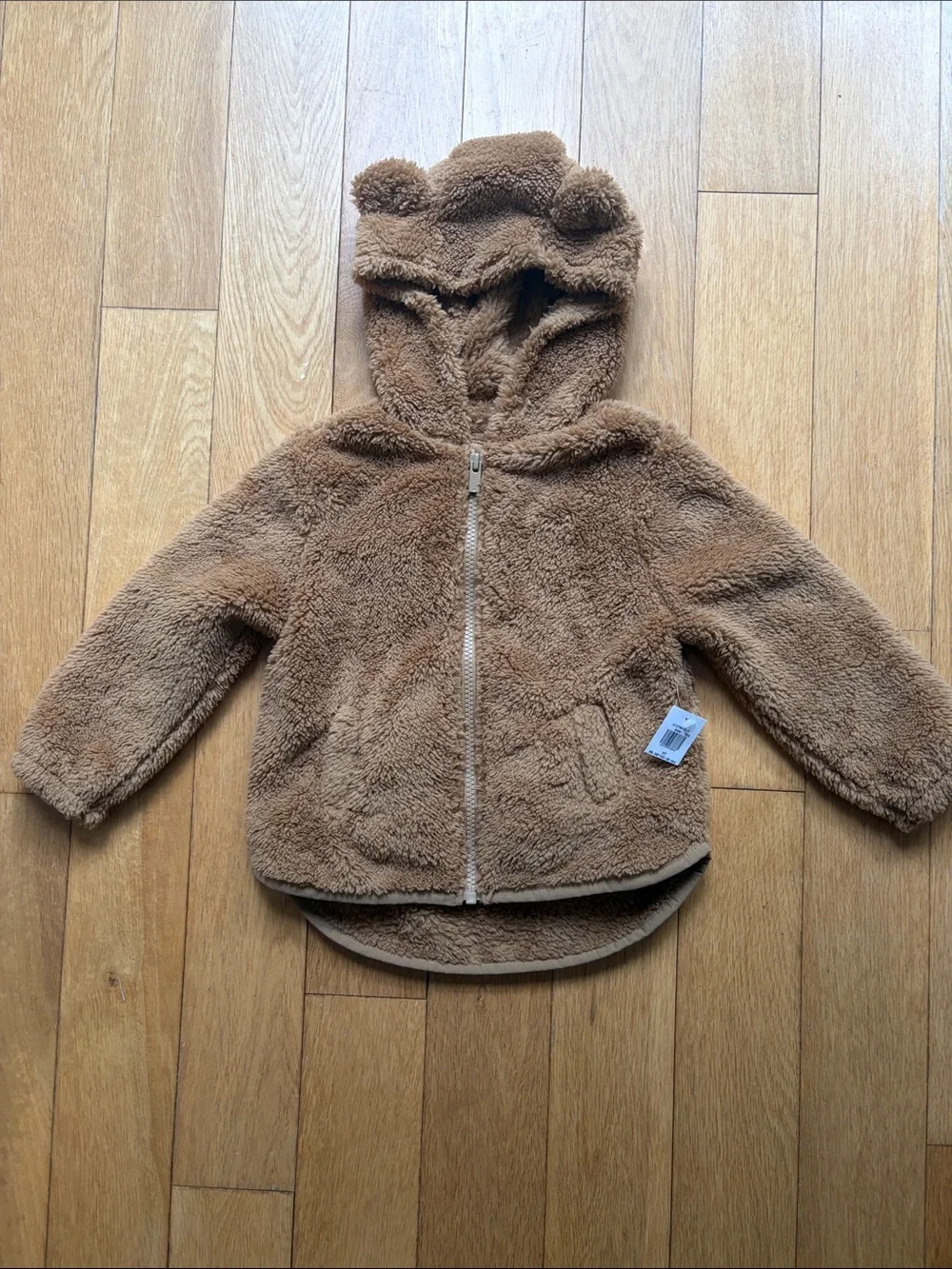 NWT🧸 Old Navy Kids Cozy Teddy Fleece Hooded Jacket